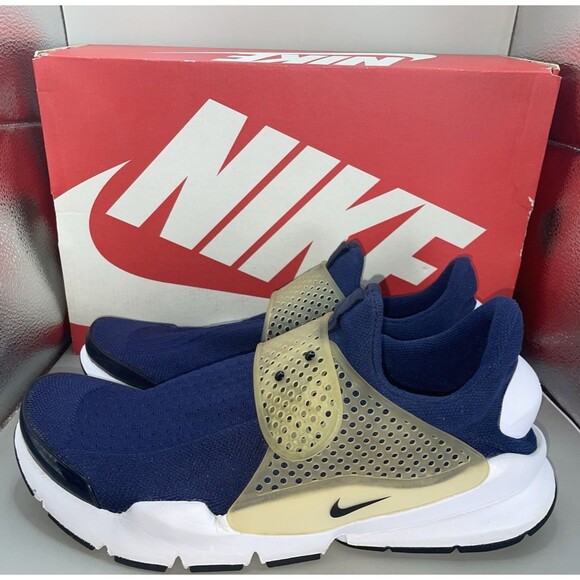 Nike Men Sock Dart Mens 10 Midnight Blue Running 819686-400 w/ Box - Picture 1 of 8